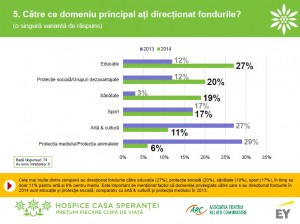 Grafic_Domeniile catre care au directionat companiile fonduri prin Legea sponsorizarii